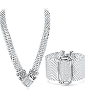 UNY JEWEL Women Jewelry Austrian Pave Rhinestone Designer Inspired Mangnetic Clasp Mesh Bracelet ...