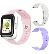 NewJourney for SyncUP Kids Watch Band, 3Pack for Tmobile Sync UP Kids Watch Band, Soft Silicone S...