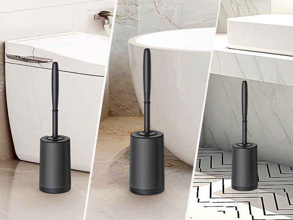 toilet brush and holder set