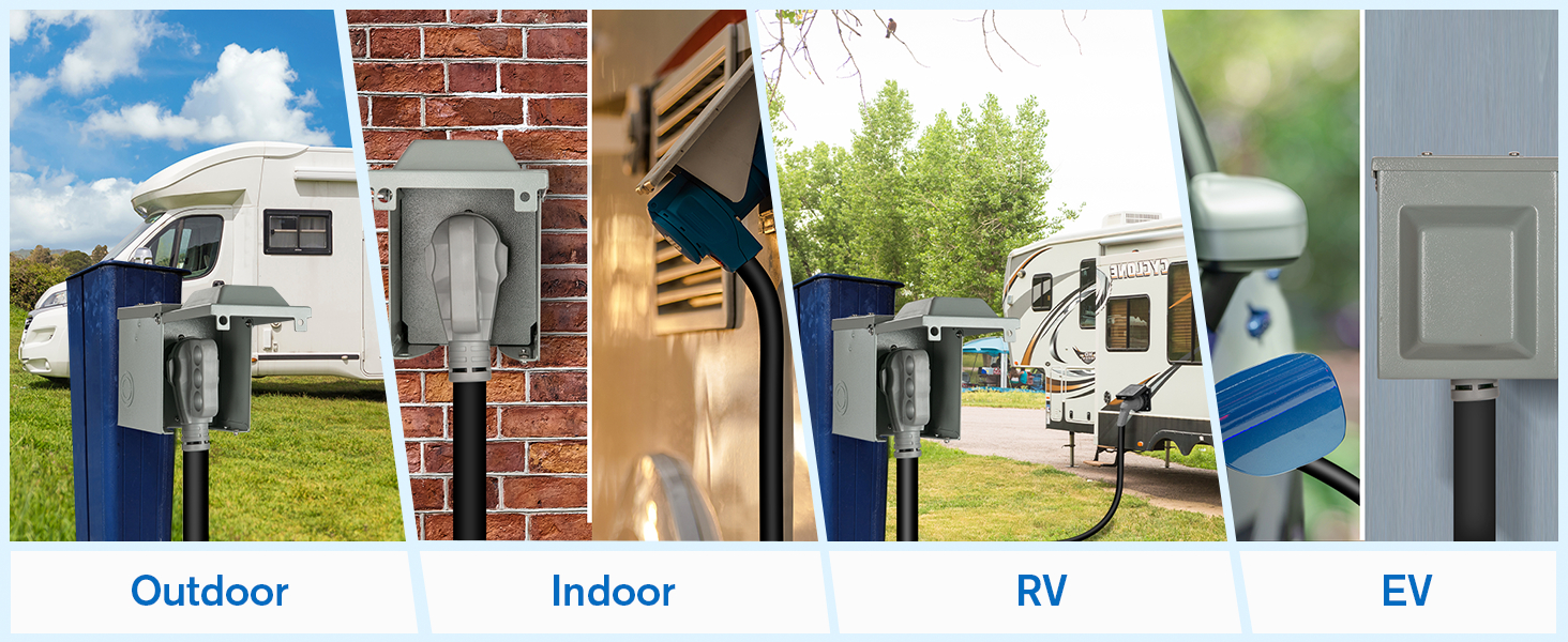 rv outlet box 50 amp rv outlet