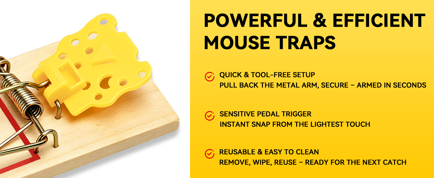 Reusable Snap Traps
