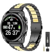 VELEYOK 26mm Stainless Steel Quick fit watch Band Compatible With Fenix 8 AMOLED 51mm/Fenix 7X 6X...