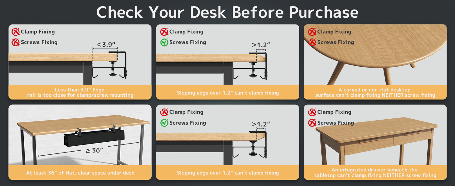 Check Your Desk Before Purchase