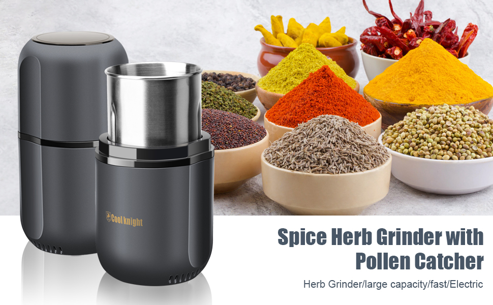 Grey Herb Grinder