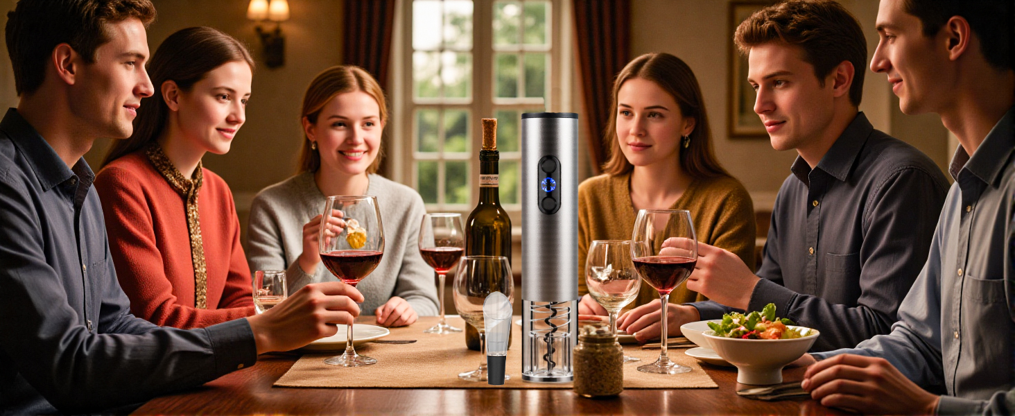 Electric red wine bottle opener