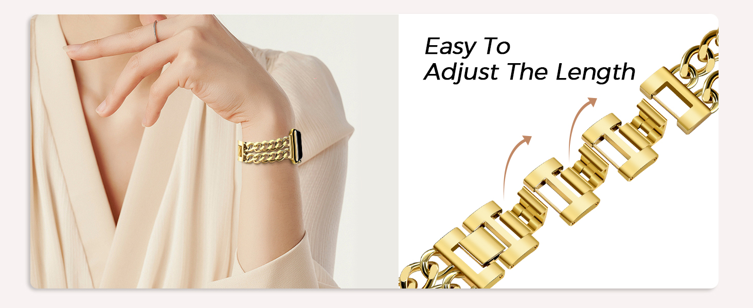 gold apple watch bands for women gold chain bracelet metal apple watch band