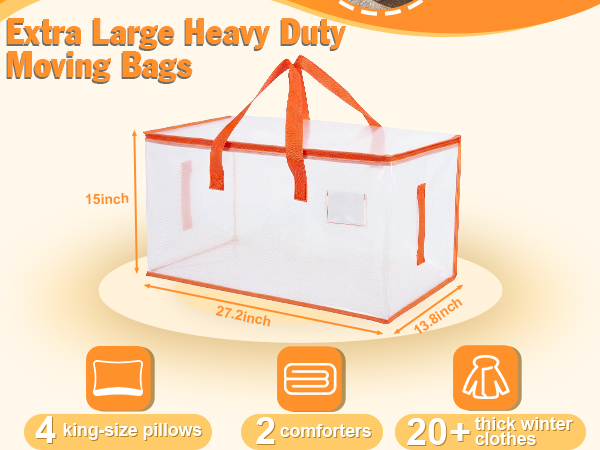Extra Large Heavy Duty Moving Bags
