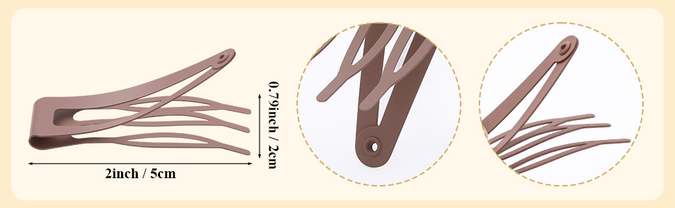 Snap Hair Clips
