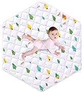 Premium Foam Hexagon Playpen Mat 52” X 45”,Baby Playmat Fits Regalo Portable Play Yard 48 Inch an...