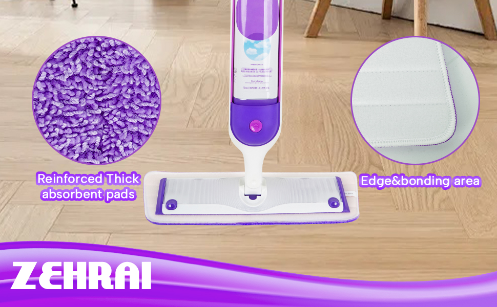 Reusable Microfiber Mop Pads