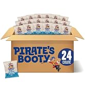 Pirate's Booty Aged White Cheddar Puffs, Gluten Free Snacks, 0.5 oz, 24 ct