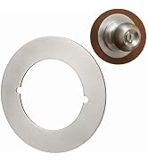 Siwil Scar Plate Deadbolt Back Plate, Stainless Steel, 3-1/2 Inch Diameter - 2 Pack (Brushed Stai...