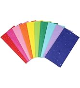 Bobobag 80 Sheets 20"x 20" Large Glittery Tissue Paper,10 Bold Colored Tissue Paper for Gift Bags...