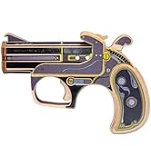 MU Wooden Puzzle for Adult Toy Gun Derringer-Obsidian Knight Defender Puzzles Building, AK47 Revo...
