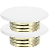 Mikikit 2pcs Fire Sprinkler Cover Plate, Ceiling Cover Plate, Sprinkler Cover Plate, Fire Sprinkl...