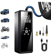 RIDAPEST Tire Inflator Portable Air Compressor, 120PSI Cordless Tire Inflator with Digital Gauge,...