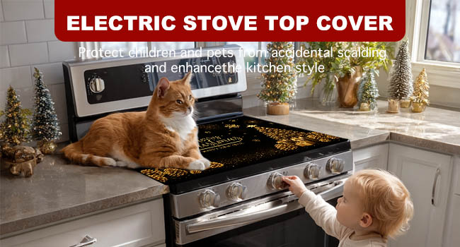 Christmas Stove Top Cover