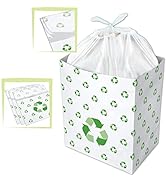 Clean Cubes (Multi-Liner 13 Gallon Trash Cans & Recycle Bins for Sanitary Garbage Disposal. Dispo...