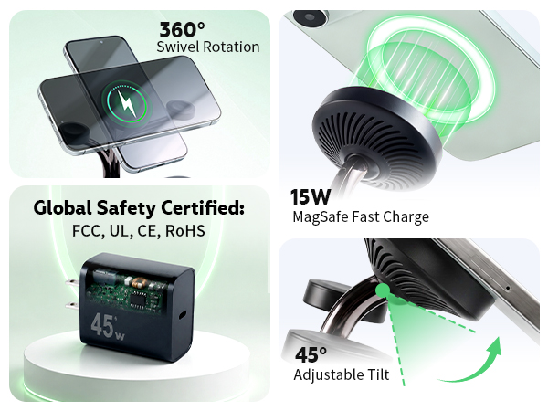 45W 5-in-1 Magnetic Charging