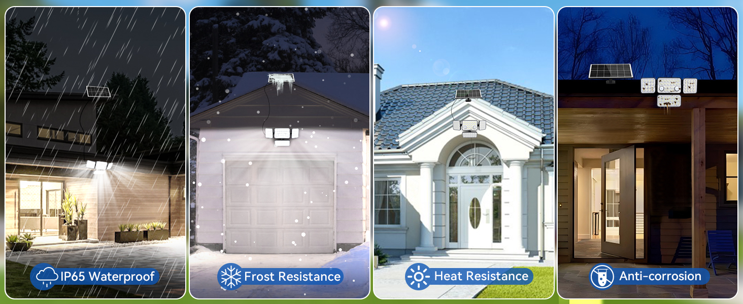 solar flood lights waterproof