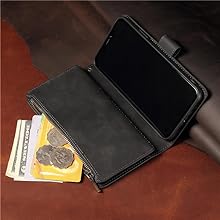Zipper Pocket Carry cash or bills,credit cards and your photo ID.
