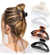 Canitor 4Pcs Hair Claw Clips, Hair Clip for Women Semicircle Hair Clips Claw Clips Hair Clips for...