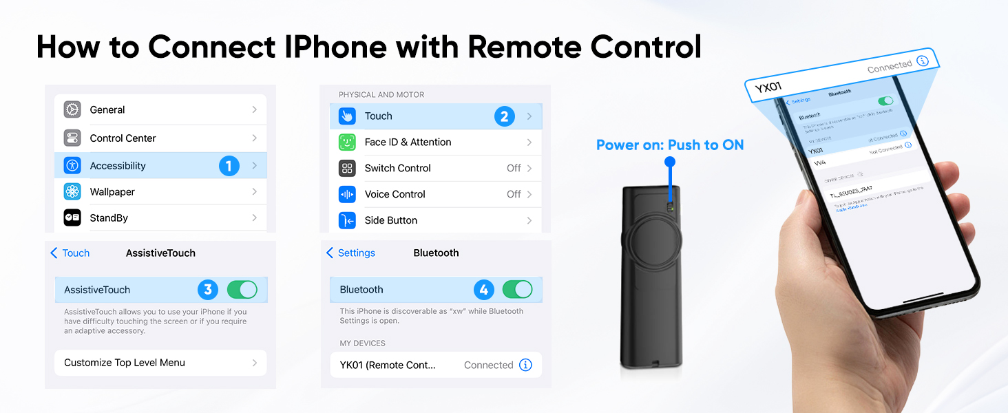 How to Connect IPhone with Remote Control