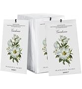 MYARO Scented Sachet House Air Freshener - 12 Pack Long Lasting Gardenia Fragrance Deodorizer for...