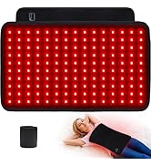 Red Light Therapy for Body Large 19.8" x 12" Infrared Heating Pad Wrap for Back Waist Shoulder Kn...