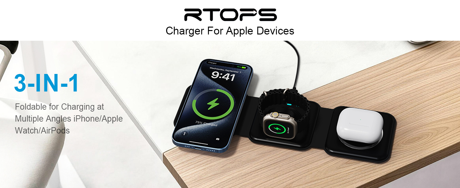 wireless charger in working desk