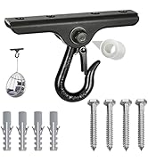 ZoeZure Heavy Punching Bag Hanger | Wall/Ceiling Mount Hook with 180° / 360° Rotation | Wood Beam...