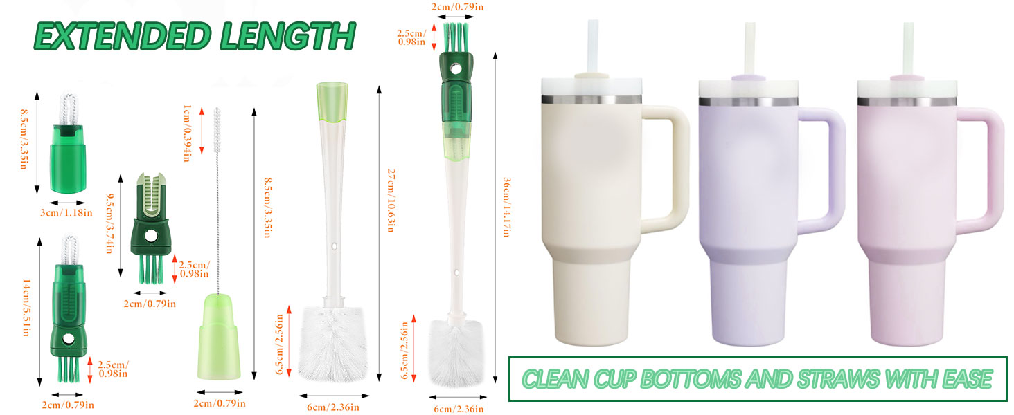 water bottle brushes