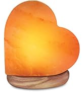 Himalayan Glow 944AC-1 Multicolor, Pink Night Light, Hand Crafted Need Wooden Base, USB Plug & Ad...