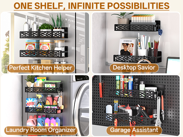 magnetic spice rack for refrigerator,magnetic fridge spice rack,spice rack organizer,magnetic shelf