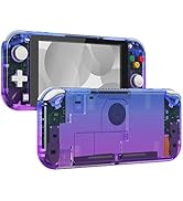 eXtremeRate Gradient Translucent Bluebell DIY Replacement Shell for Nintendo Switch Lite, NSL Han...