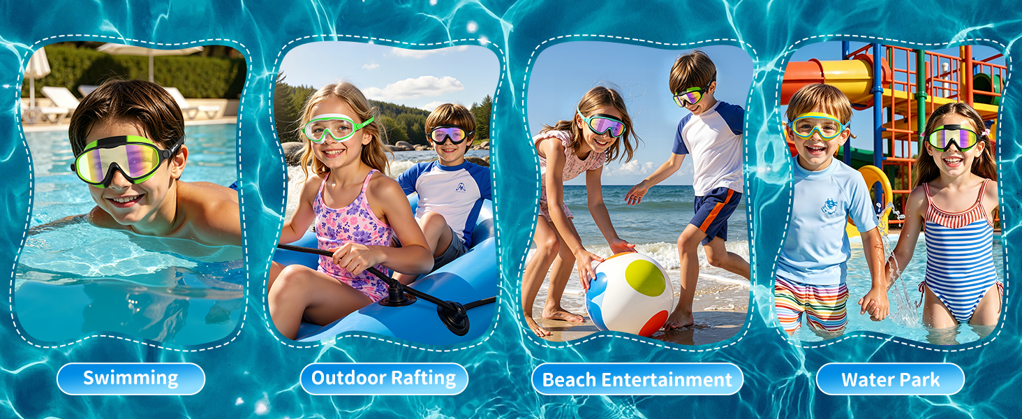 kids swim goggles for 4-15