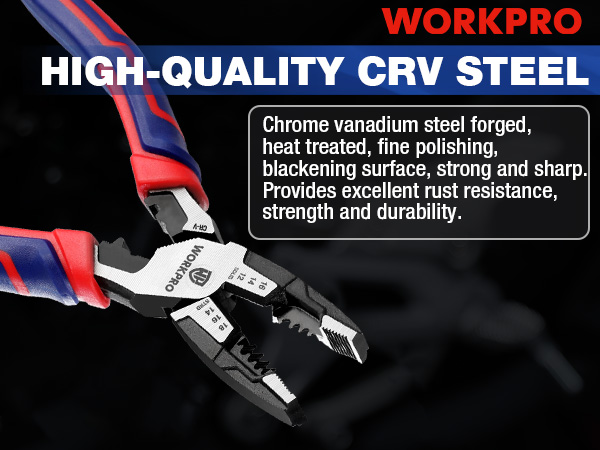 wire cutters Side-Cutting Pliers 8-Inch Linesman Pliers Linesman Combination Pliers