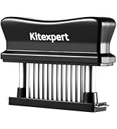 Kitexpert Meat Tenderizer 36 Ultra Sharp Blades Meat Tenderizer Tool with Stainless Steel Needle,...