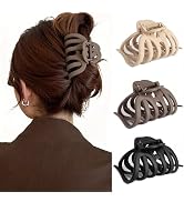 HFLYJPYW 3 Pack Octopus Claw Clips, Jaw for Styling 3.8