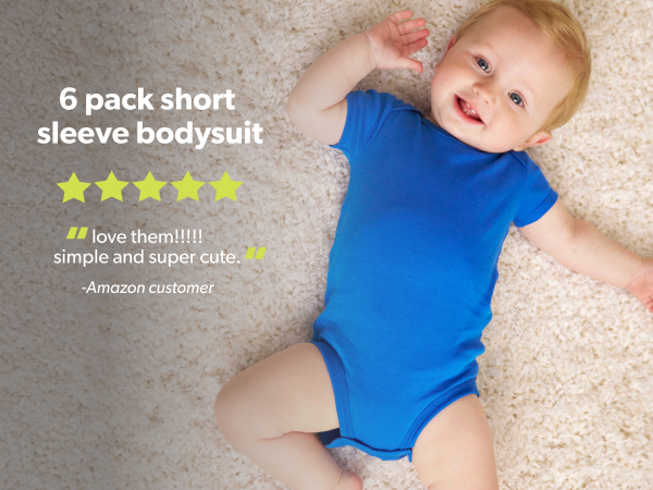 simple joys 6 pack bodysuits, five star review