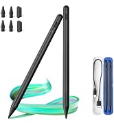2 Pack Stylus Pen for iPad 2018-2026, Fast Charge Apple iPad Pencil-Black | Palm Rejection & Tilt...
