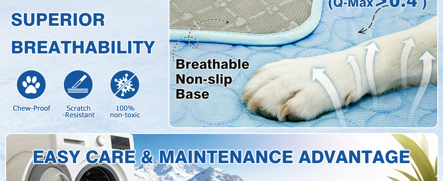 summer mat for dogs cat pad breathable dog cooling mat washable dog cooling mat