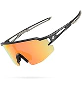 ROCKBROS Polarized Sunglasses for Men Women UV Protection Cycling Sunglasses Sport Glasses Bike R...