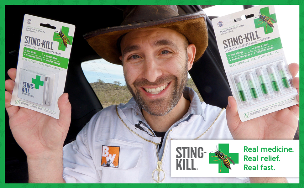Sting Kill bee sting relief Coyote Peterson