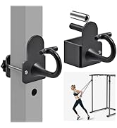 Kipika Power Cage Squat Rack Home Gym Accessories - Anchor for Resistance Bands Fits Rack with 5/...