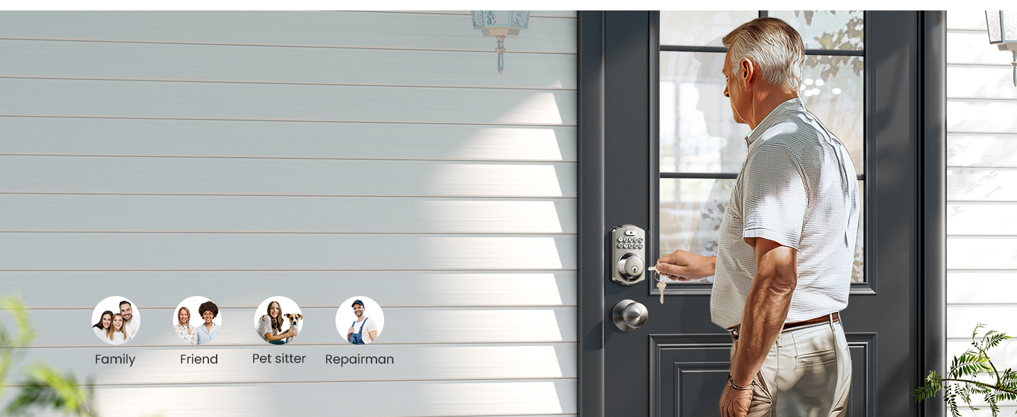 Keyless door lock