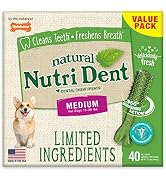 Nylabone Nutri Dent Natural Dental Fresh Breath Flavored Chew Treats