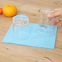 Compressed Cellulose Sponges Non-Scratch Natural Sponge Cleaning Scrub Sponge kitchen Cut-Outs DIY