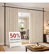 AJAZZ Room Divider Curtain Rod, No Drilling Room Separator for Space Partition Adjustable (H) 43-...