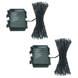 FFZZKJ 8 Modes Christmas String Lights Battery Operated